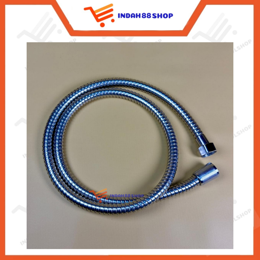 Selang Shower Fleksibel Chrome / Selang Jet Shower Cebok Bidet