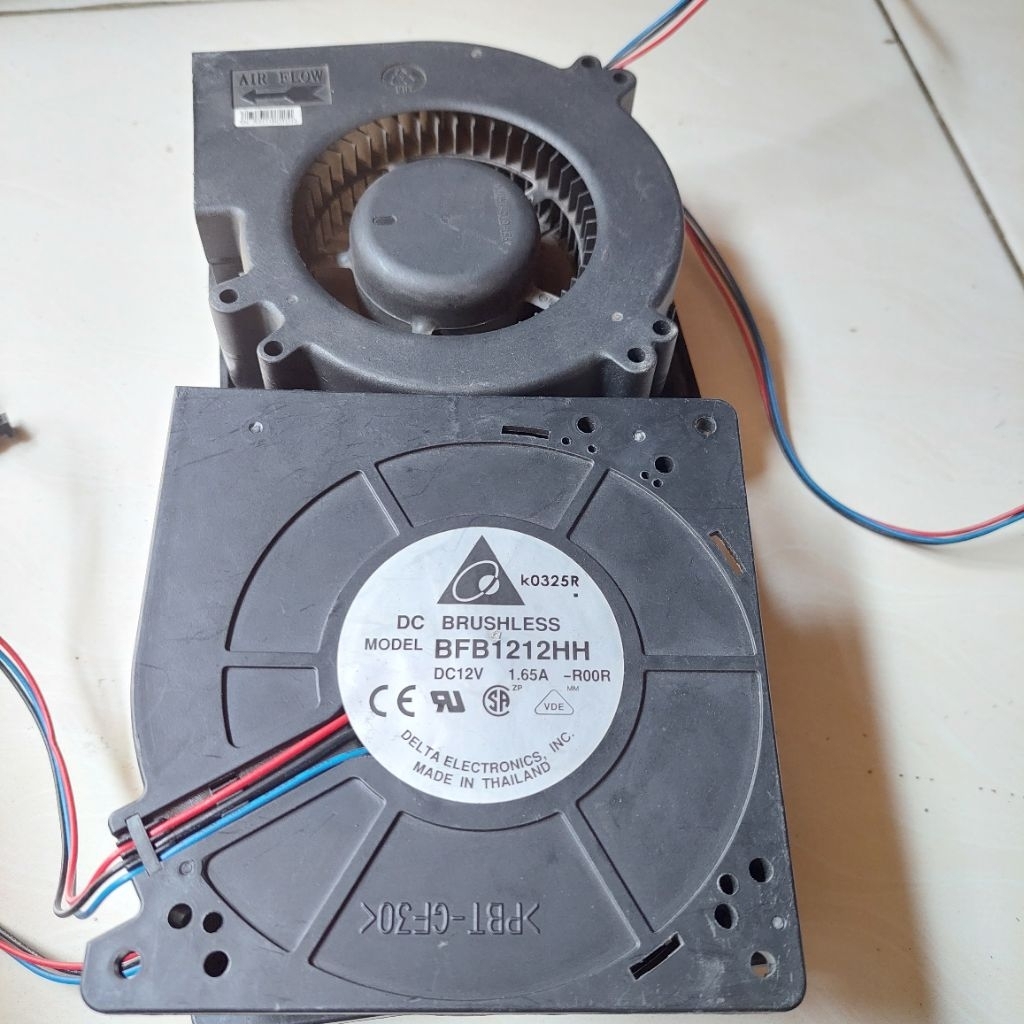 BLOWER KEONG 12X12CM 12V DC 1.65A || KIPAS BLOWER KEONG