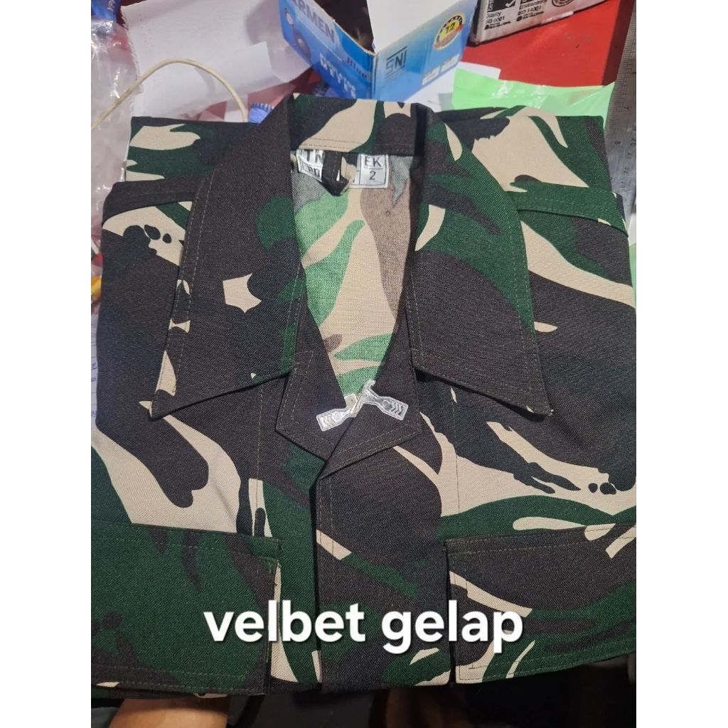 BAJU PDL VELBED 999 + PAPAN NAMA