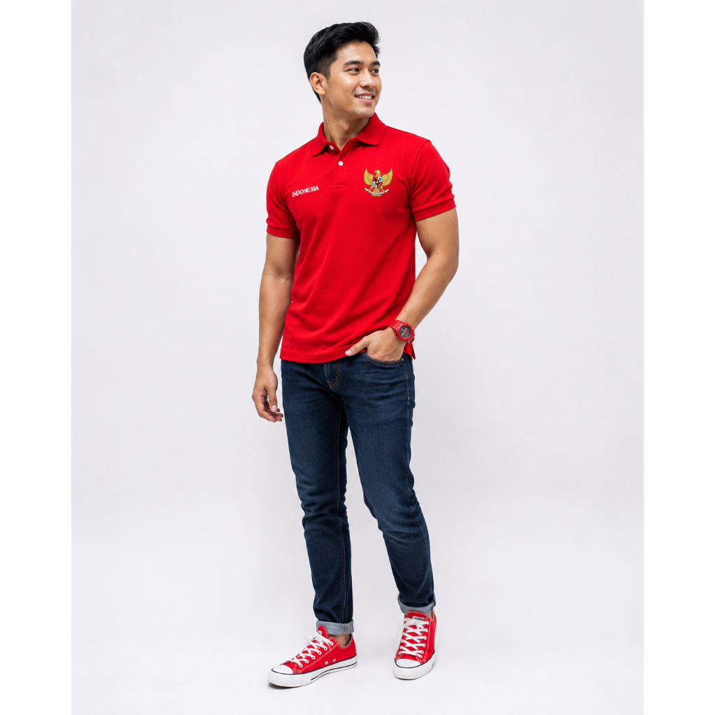 Kaos Polo / Kaos Kerah / Polo Shirt / Bordir Custom Desain Sendiri