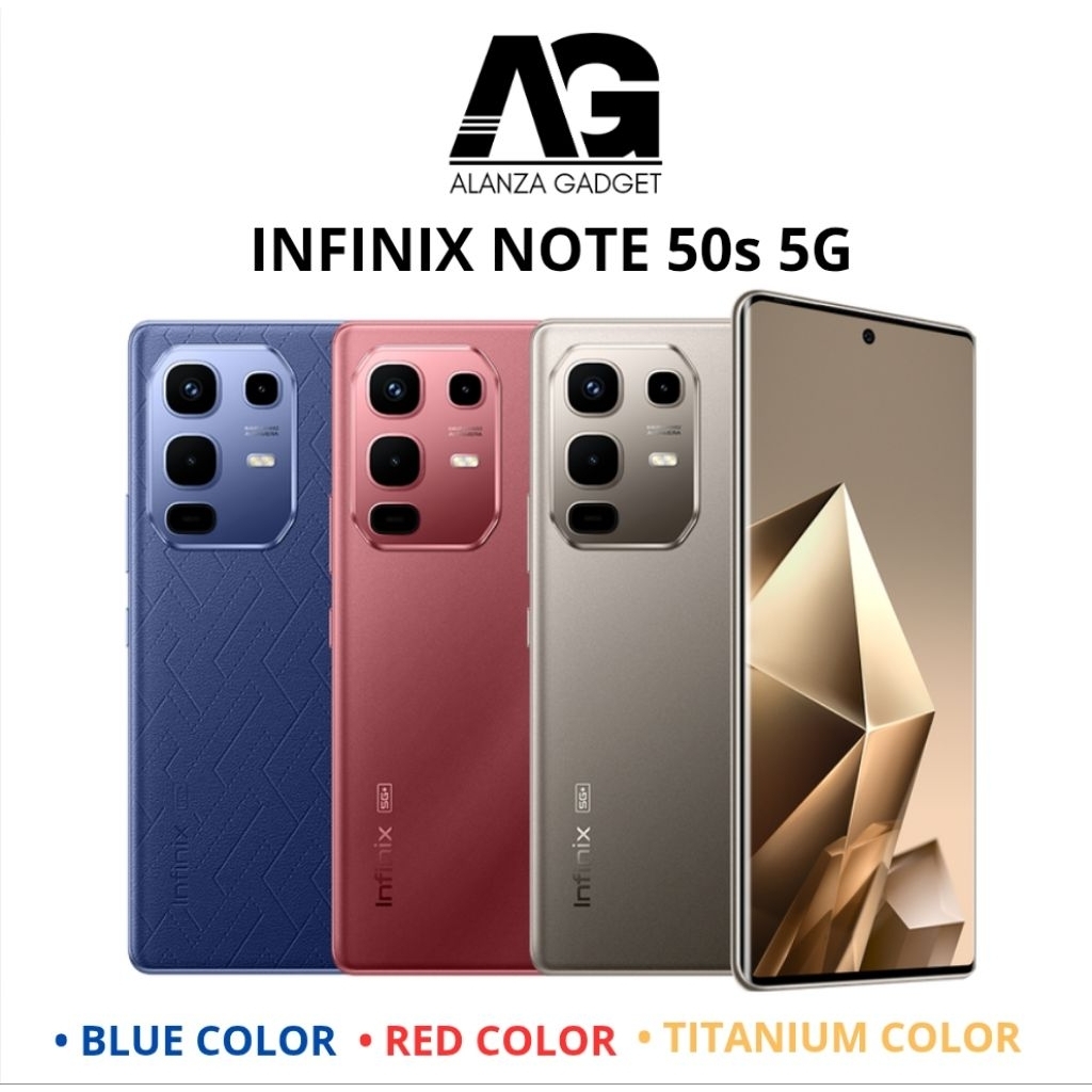 INFINIX NOTE 50s 5G 8/256 GB GARANSI RESMI