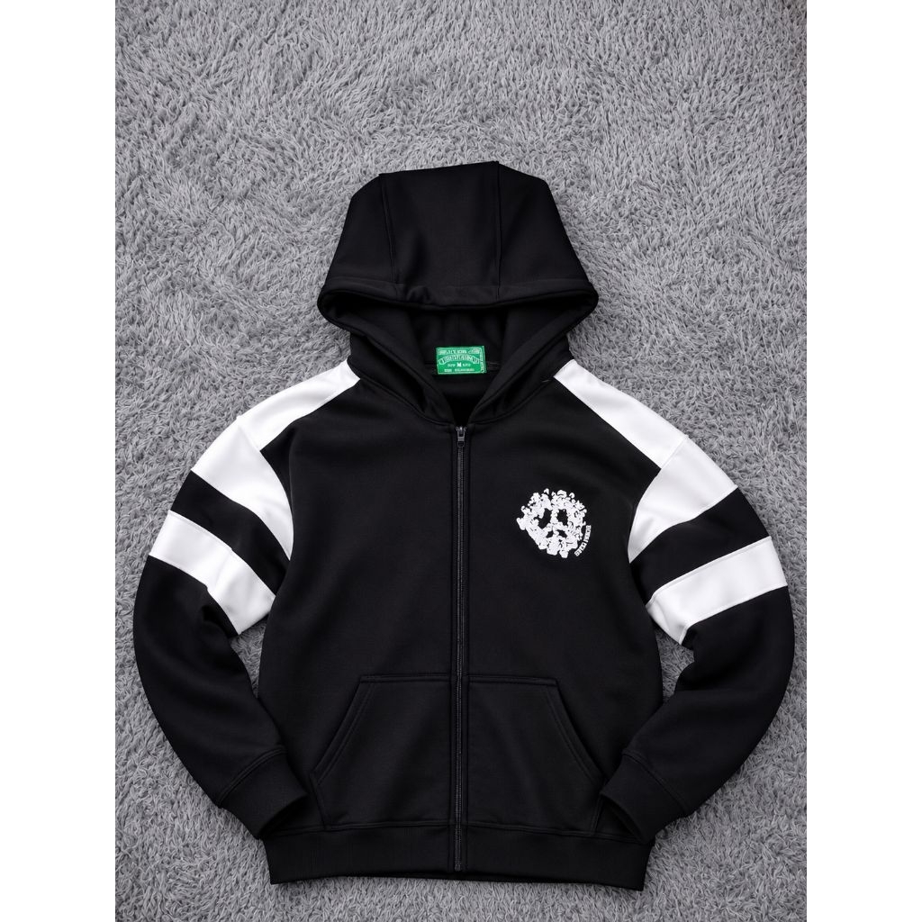 HOODIE ZIPPER DENIM TEARS FULLTAG PRIA WANITA
