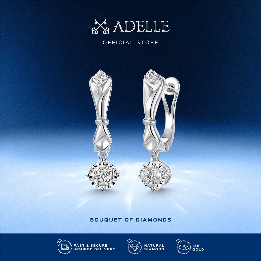 Adelle Jewellery – Fleurelle Earrings – Bouquet Of Diamond Anting Berlian