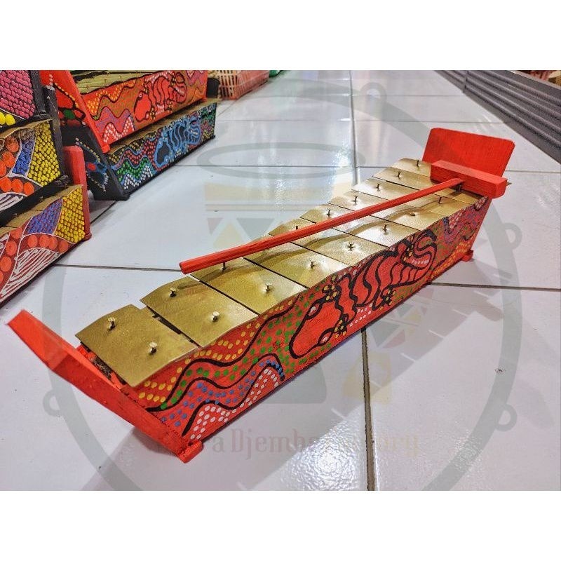 PROMO Gamelan Mainan Anak  / Gamelan Motif BATIK / Mainan Anak Gambang / Gamelan Saron