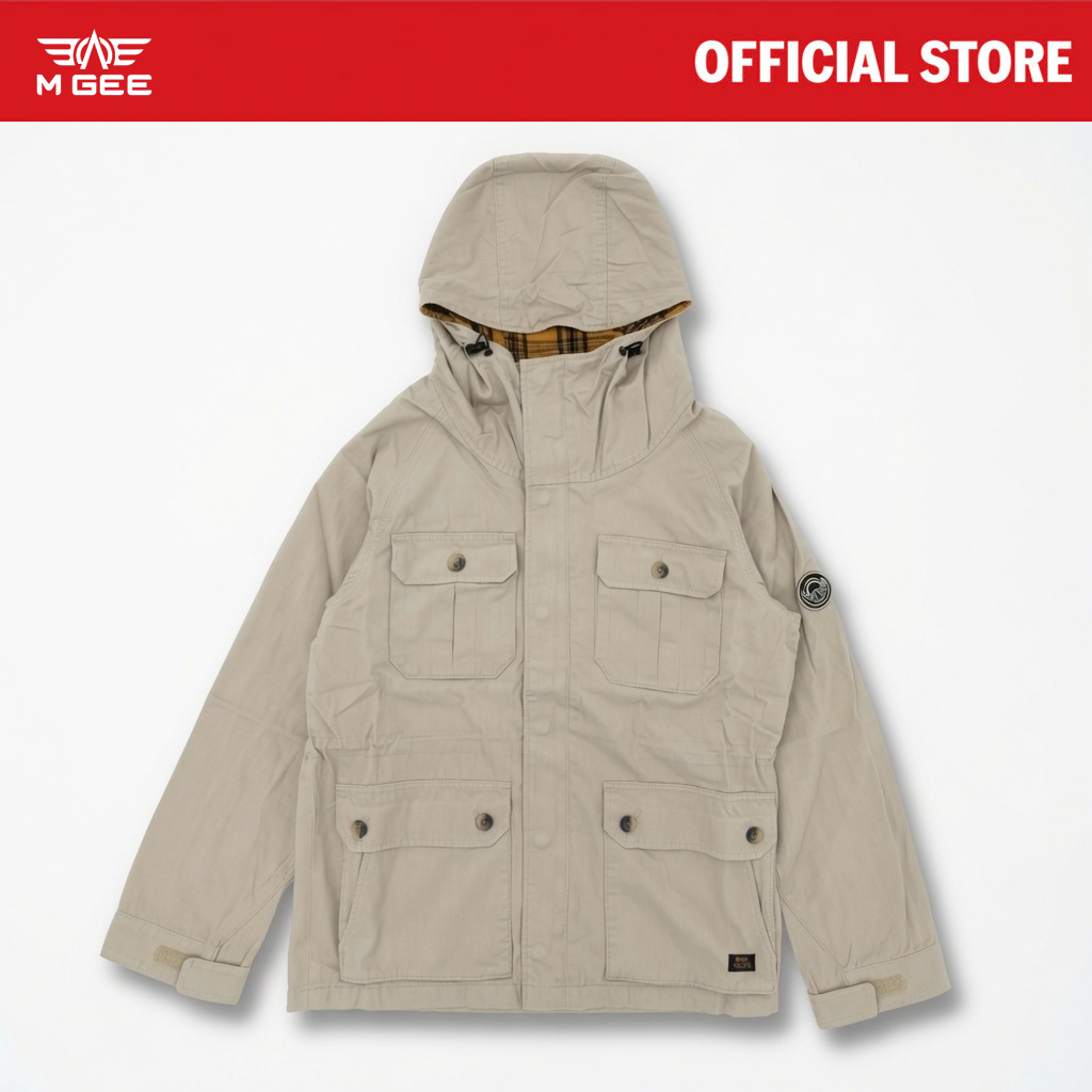 MGee Jaket Pria Tebal Casual Jumbo Dewasa Mgee Original Parka C010 Khaky