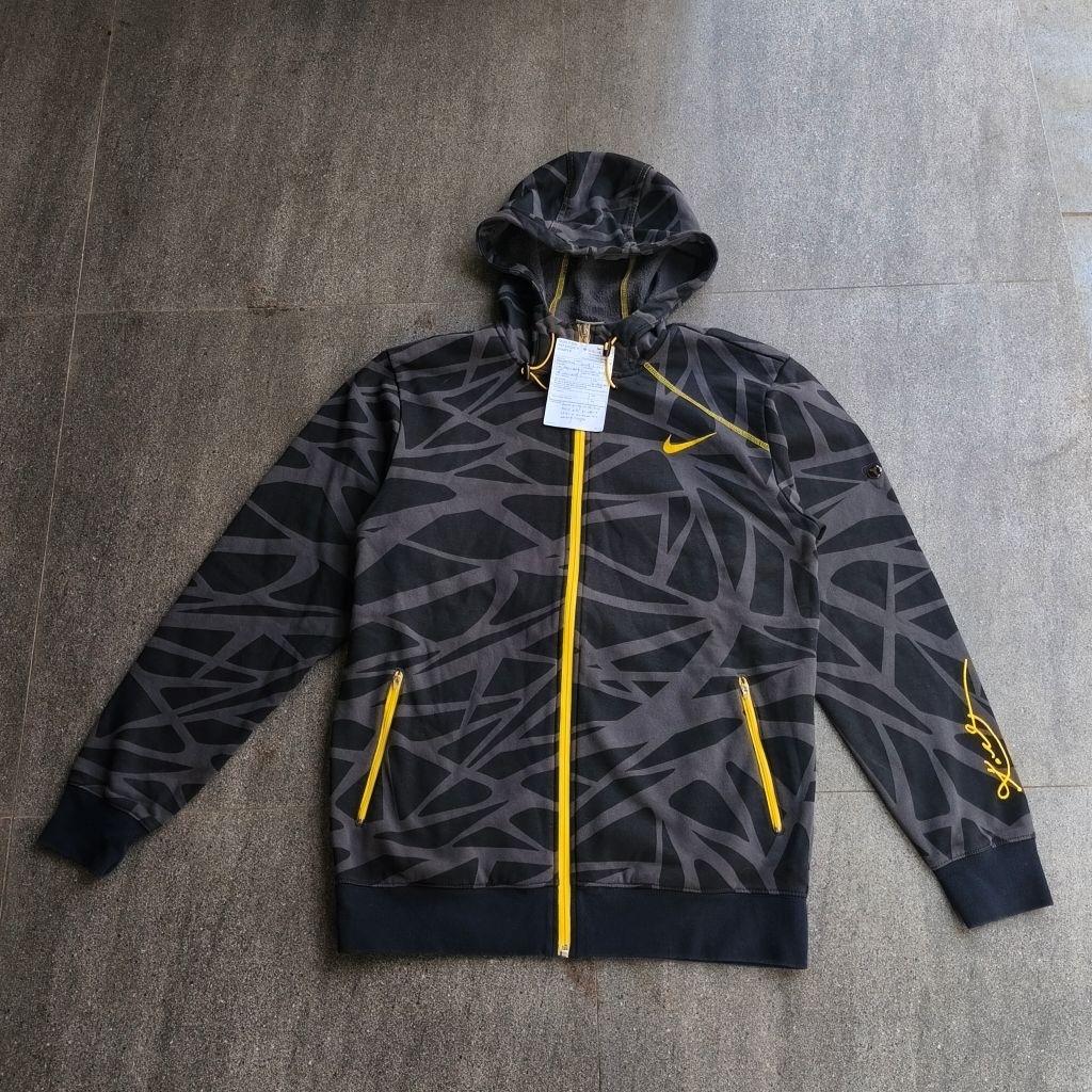 zip hoodie vintage nike kobe bryant 24 black mamba 2009 sweatshirt  new ex sample good condition