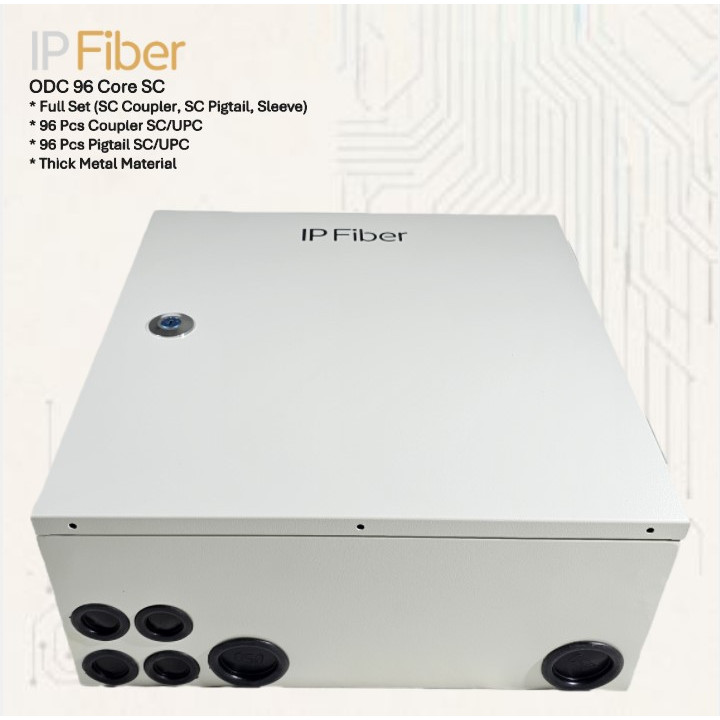 IP Fiber ODC Fiber Optic 96 Core SC UPC lengkap Full Set /ODC wall 96 Core