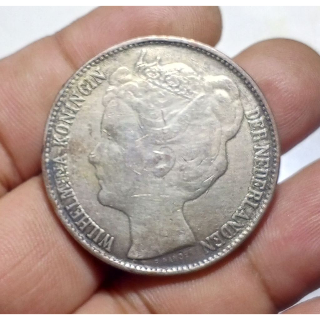 Koin Souvenir/Old Fake Wilhelmina Crown 21/2 G 1898
