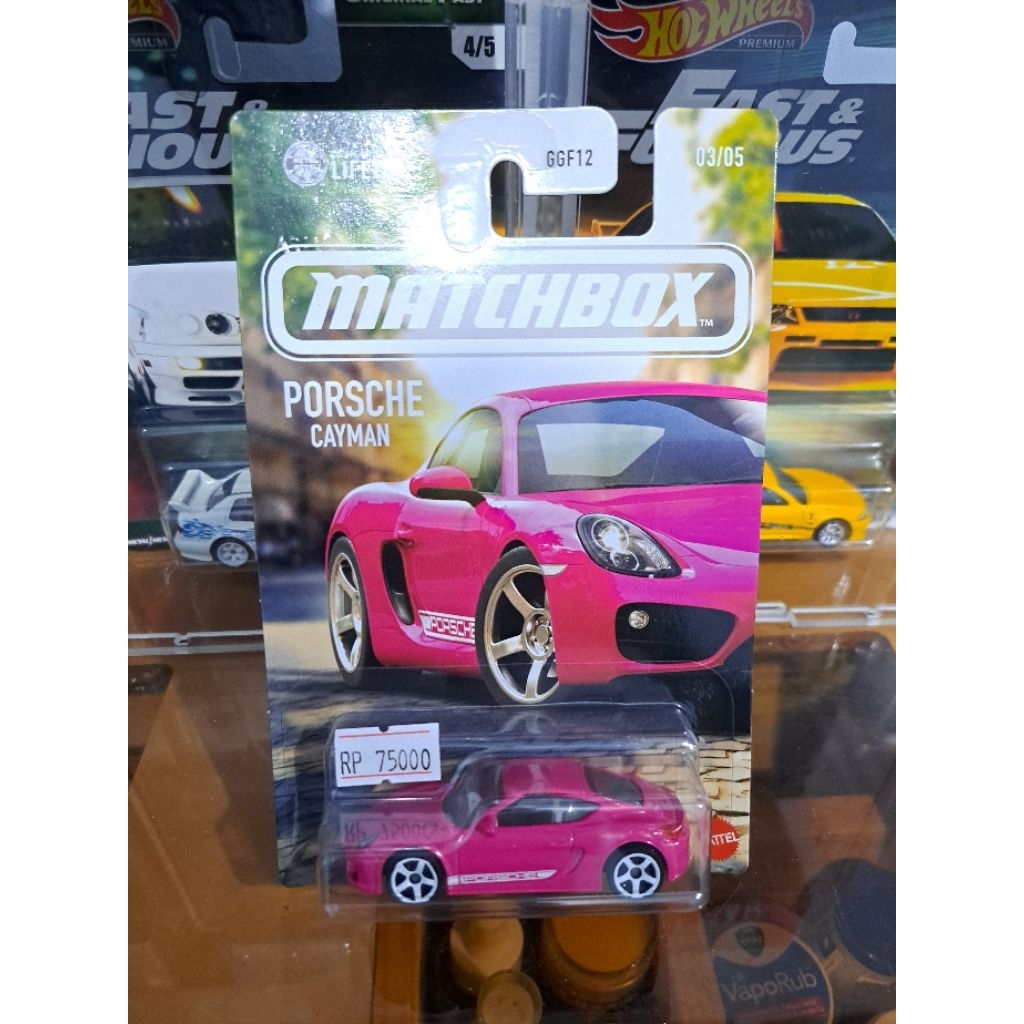 matchbox porsche cayman pink mulus