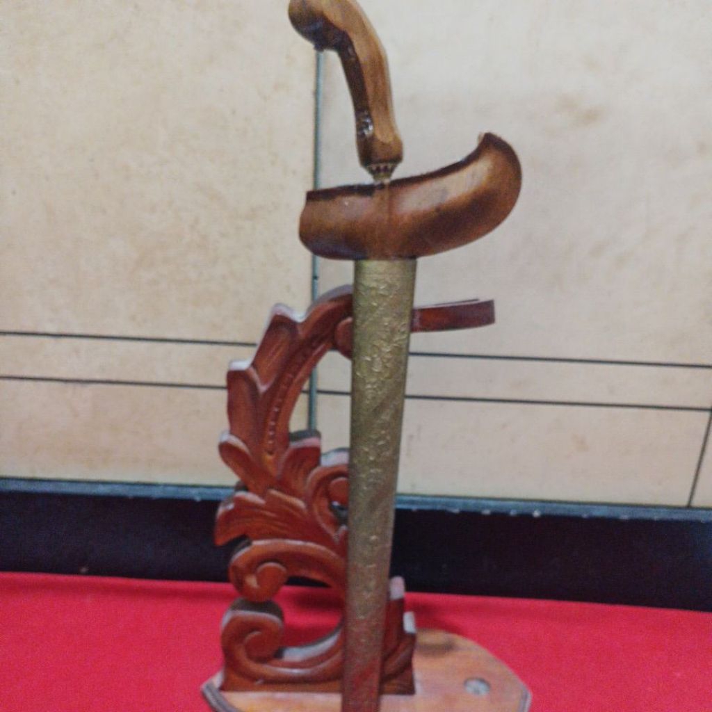 Keris Kyai Carubuk Luk 7 Sepuh Pamor Batu Lapak,Kutho Mesir