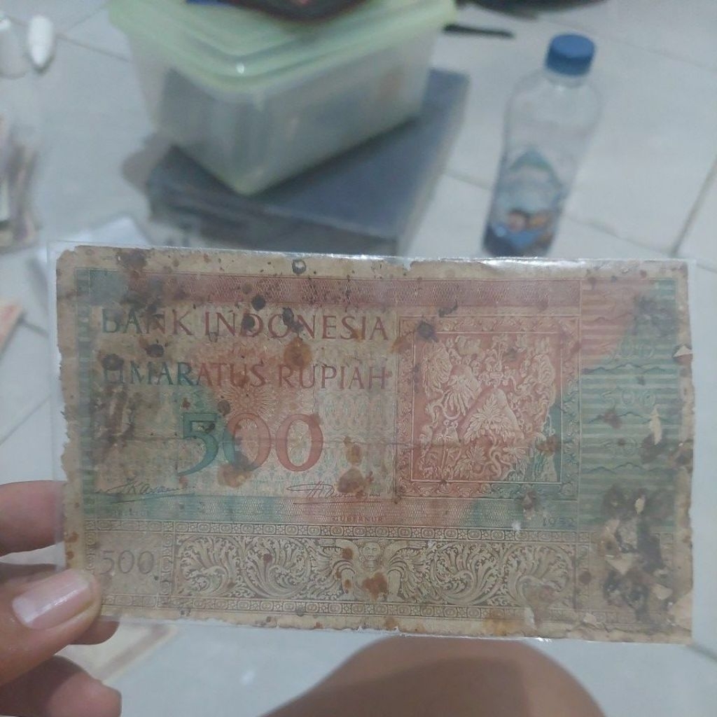 500 rupiah budaya 1952 prefik XYB028632