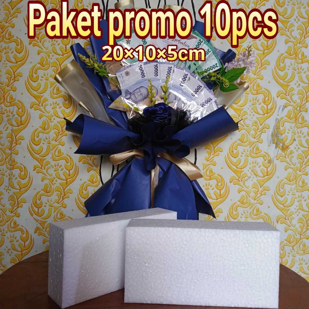 sterofoam buket bunga oasis isi 10pcs/Styrofoam bunga/seterofoam bunga baket dekorasi