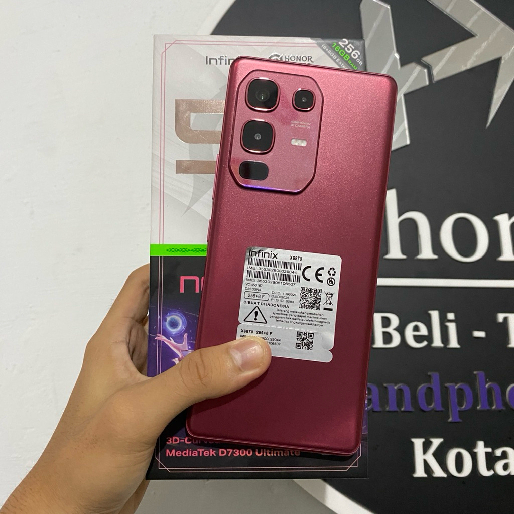 Infinix Note 50S 5G+ 8+8/256 Second Fullset Resmi