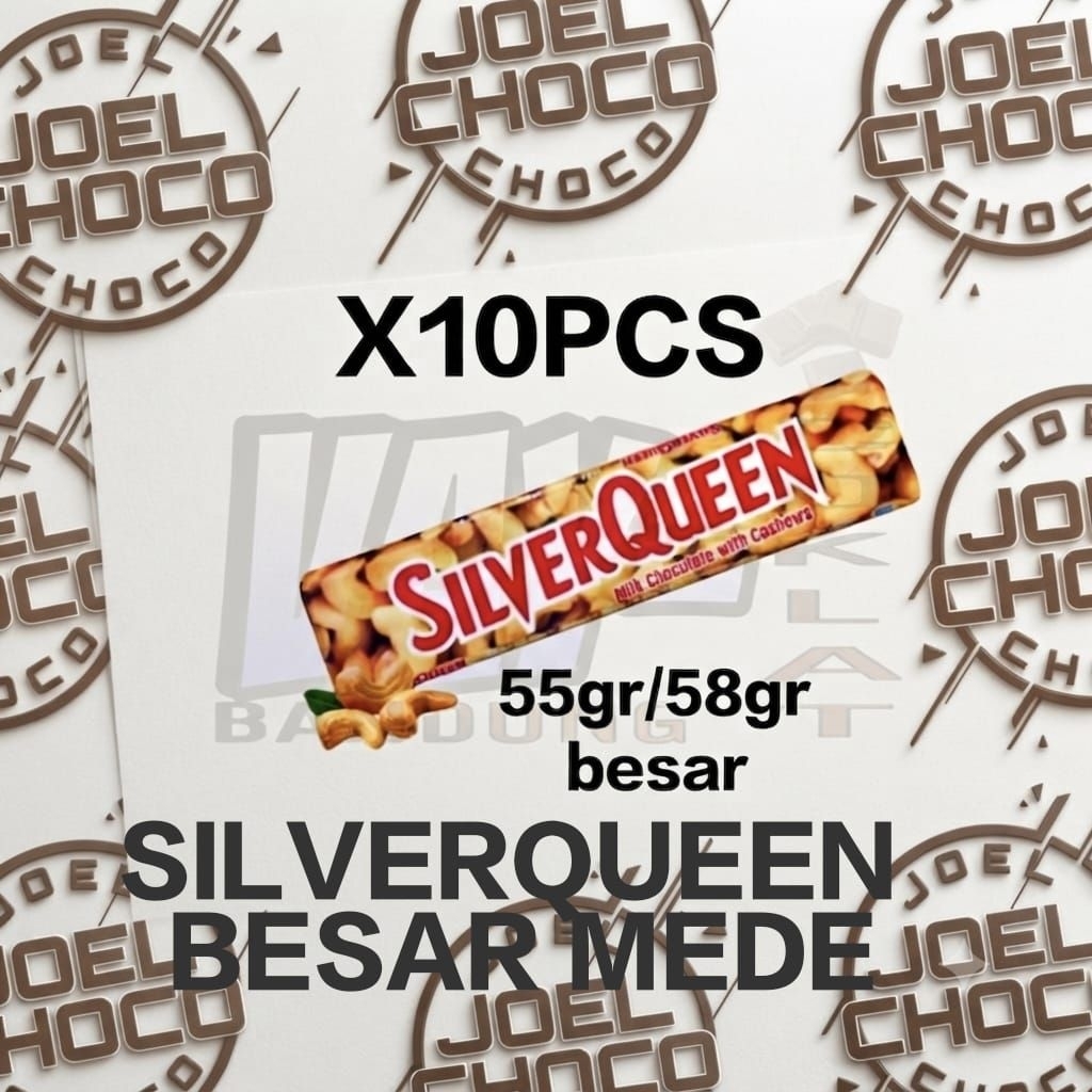 SILVERQUEEN COKELAT 52GR BESAR MEDE REGULER (X10PCS)EXP TERBARU