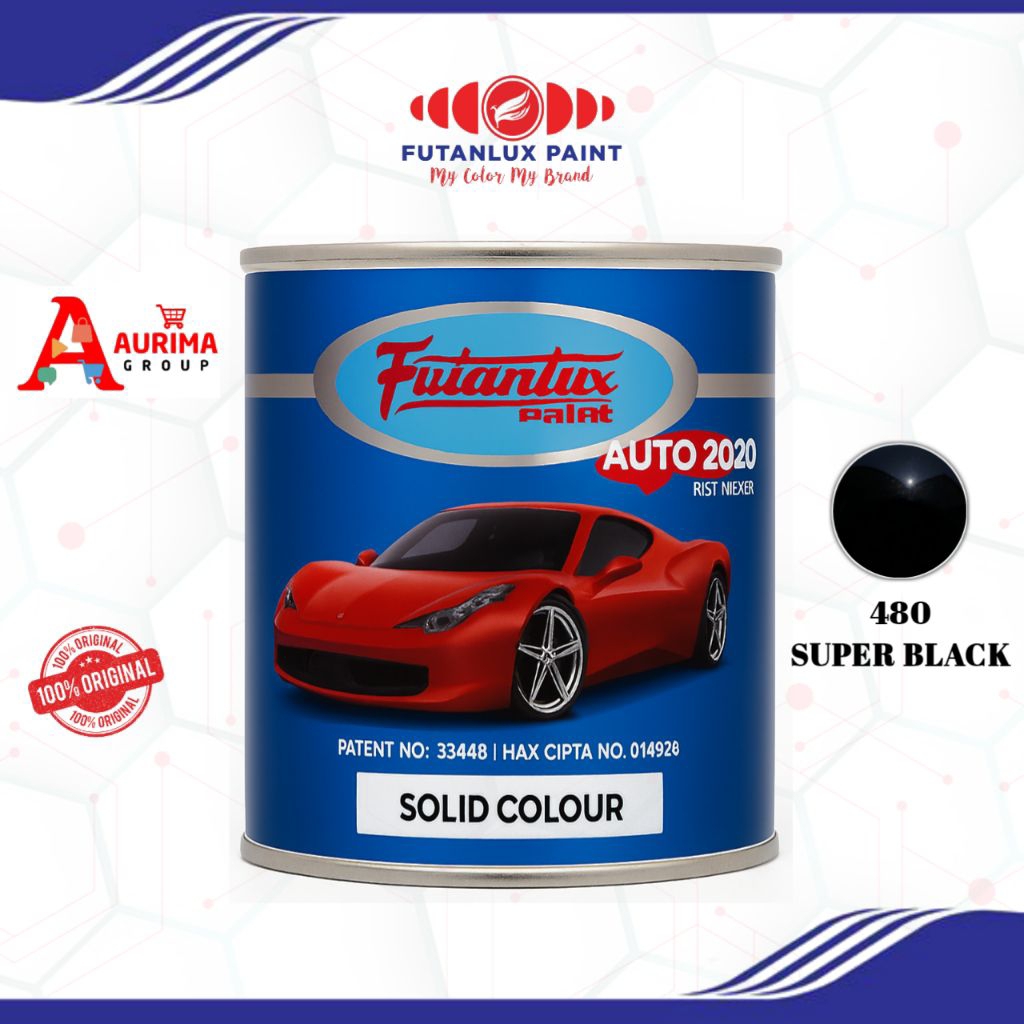 CAT DUCO FUTANLUX SUPER BLACK-480 CAT MOBIL MERK FUTANLUX 1LITER REPACK