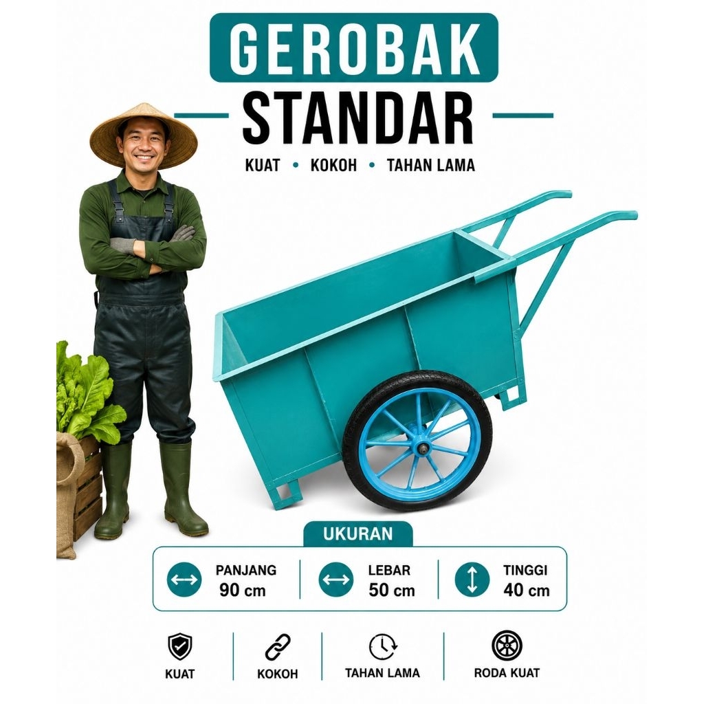 gerobak proyek standar