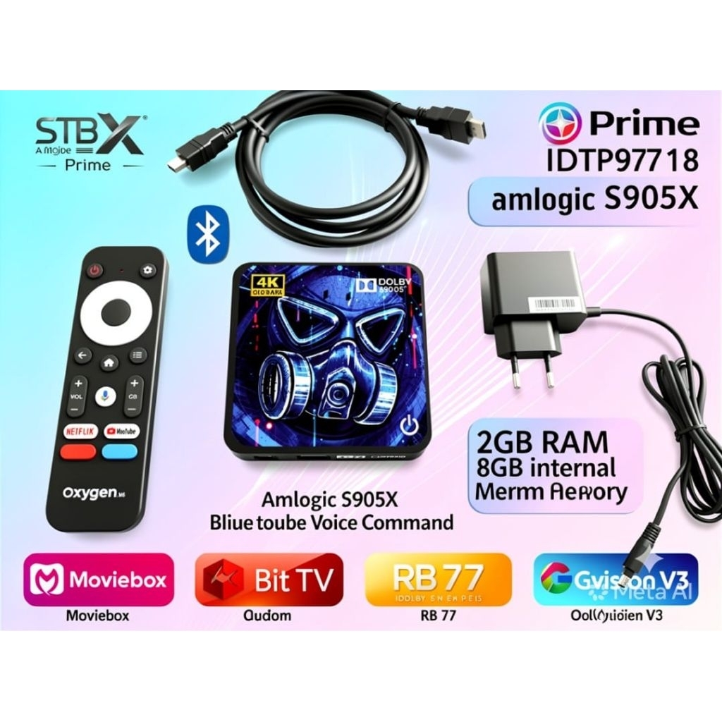SLIMBOX PROJECT X PRIME I AMLOGIC S905X2 SIAP PAKE
