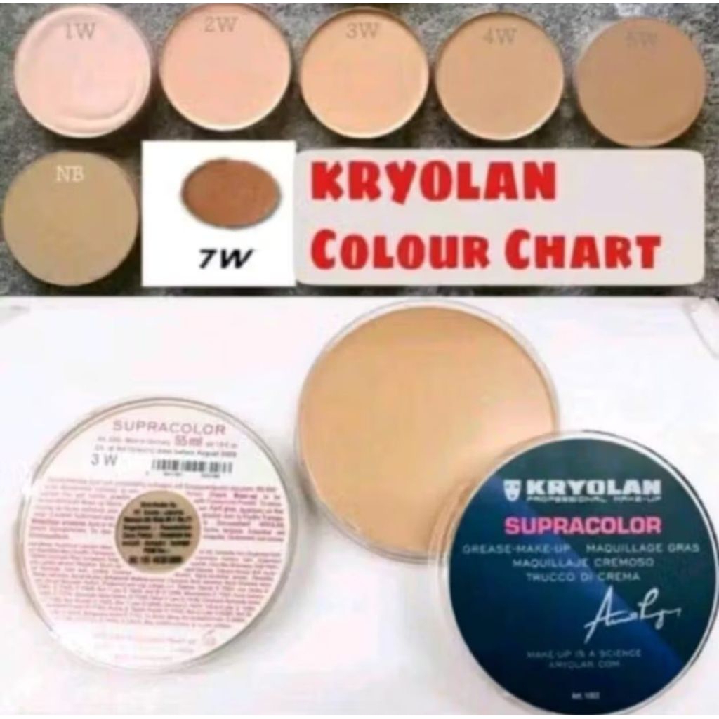 Kryolan Foundation Supracolor Besar 55ml