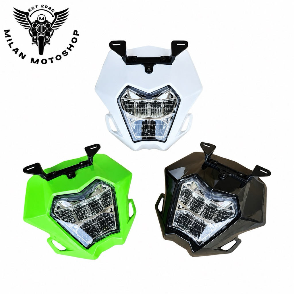 Batok Kepala / Reflektor / Headlamp / Lampu Depan LED KAWASAKI KLX 230 SE KLX 150 SM SE