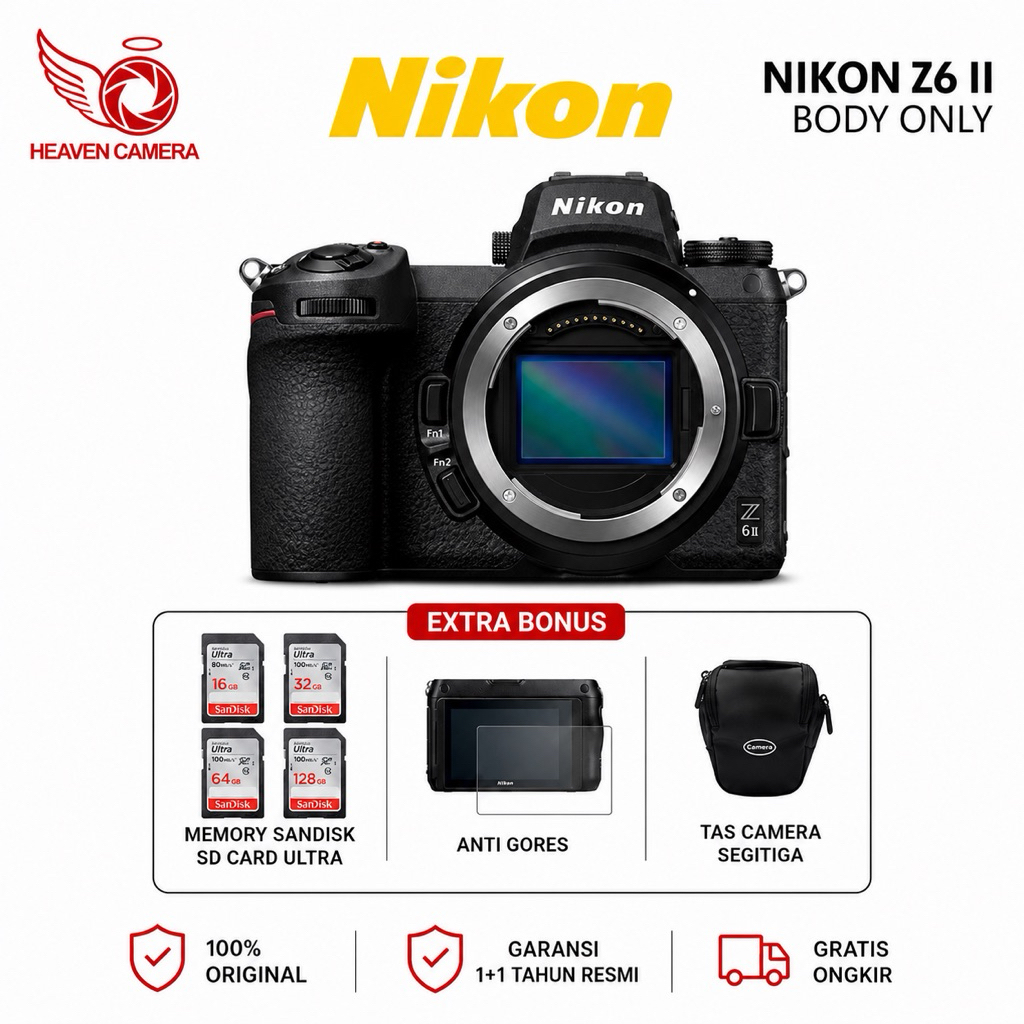 NIKON Z6 II BODY ONLY MIRRORLESS / NIKON Z6 MARK II BODY ONLY / NIKON Z6 II
