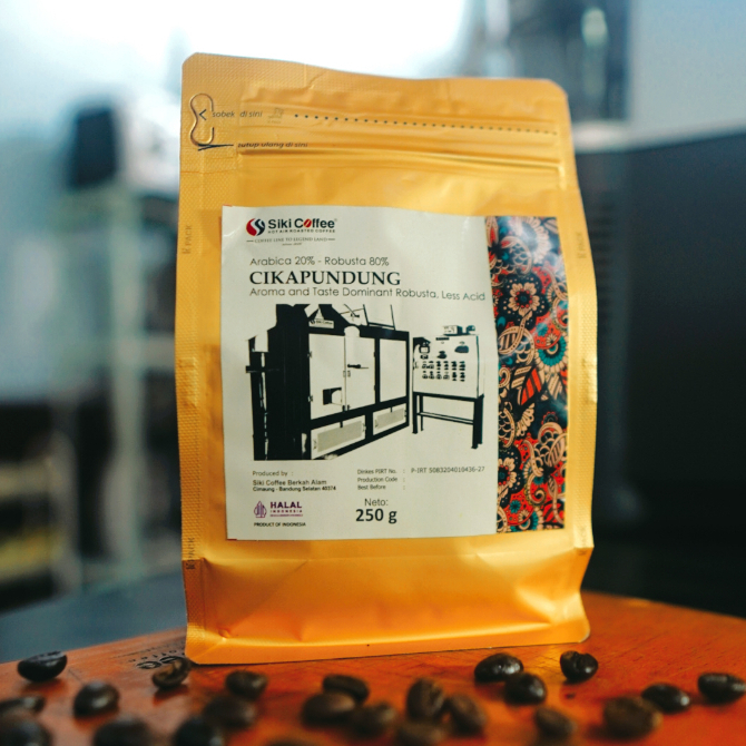 Siki Coffee Kopi Cikapundung arabika mix robusta bubuk murni