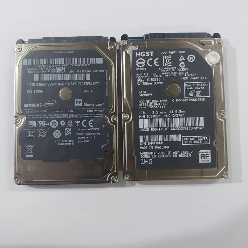 Hard Disk Laptop 1Tb Hgst 2.5inch Sata - Hdd HGST 500Gb 2.5 Hardisk Hitachi / Hgst