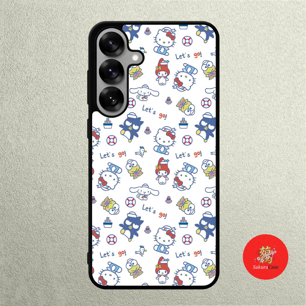 Case SAMSUNG A57 A56 A37 A36 A50 A50 A51 A52 A53 A54 A55 Rubber Softcase SANRIO Pattern