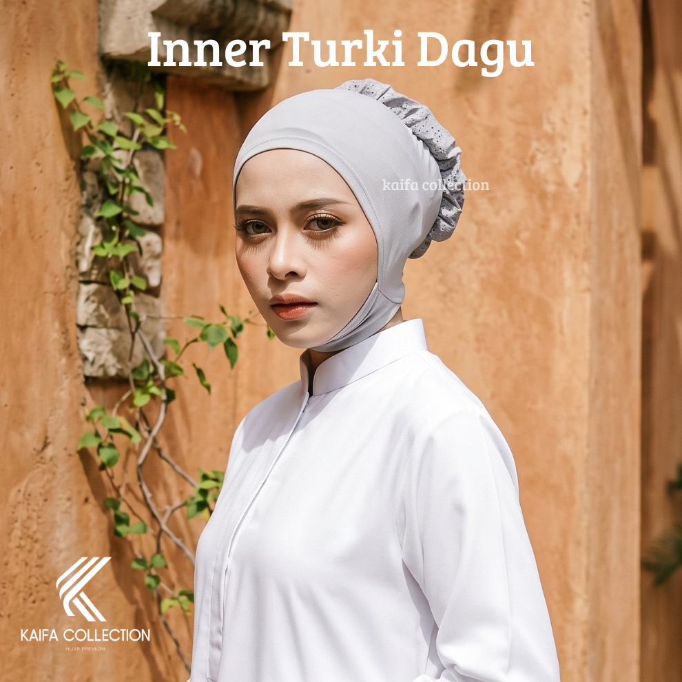 Ciput Turki Dagu Inner Dagu Dalaman Jilbab Bahan Jersey