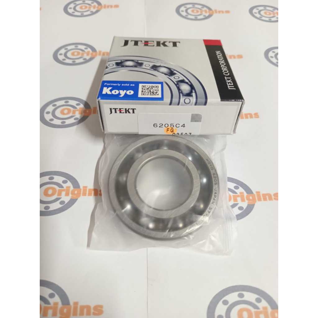 BEARING 6205 C4 KOYO ORIGINAL JAPAN 6205C4 HARGA 1 PCS