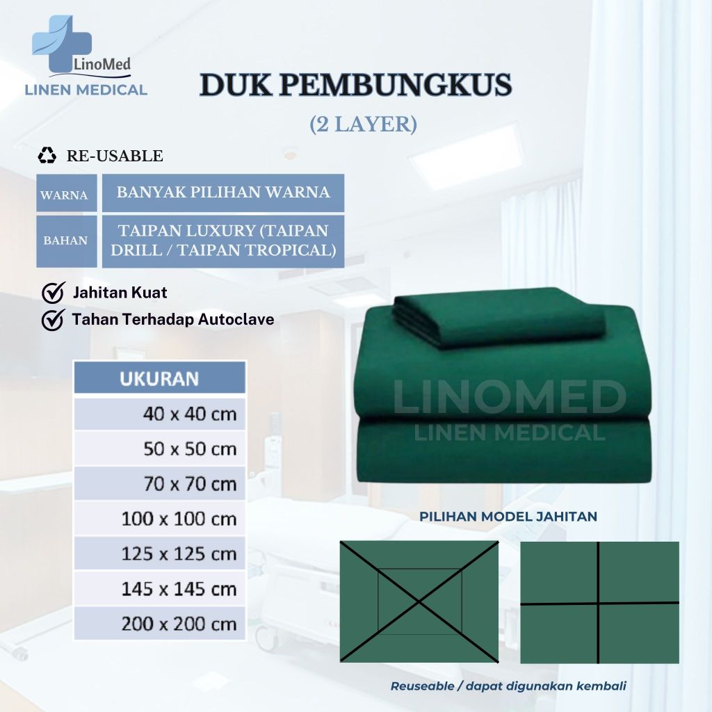 Duk Pembungkus - 2 layer - Taipan Luxury (Taipan Drill / Taipan Tropical)