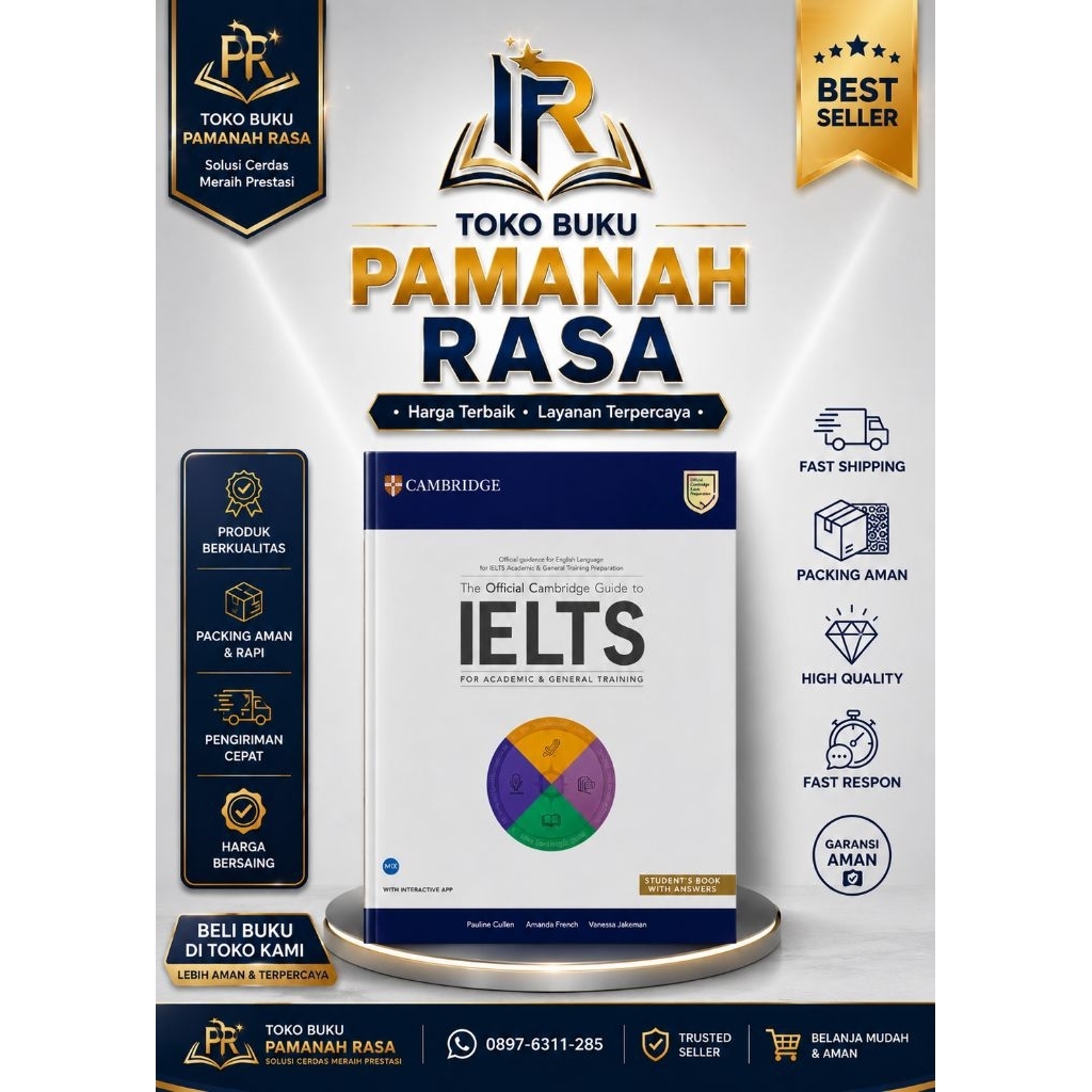 Buku The Official Cambridge Guide to IELTS – Academic & General Training (Student’s Book with Answer