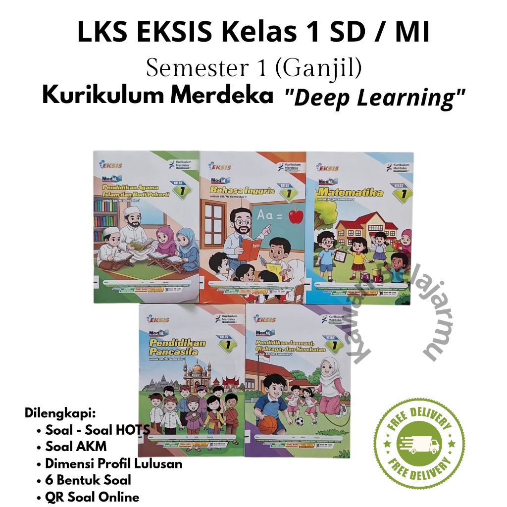 LKS EKSIS SD MI Semester 1 Ganjil Kumer Deep Learning Semua Mapel Bahasa Indonesia Matematika Kelas 