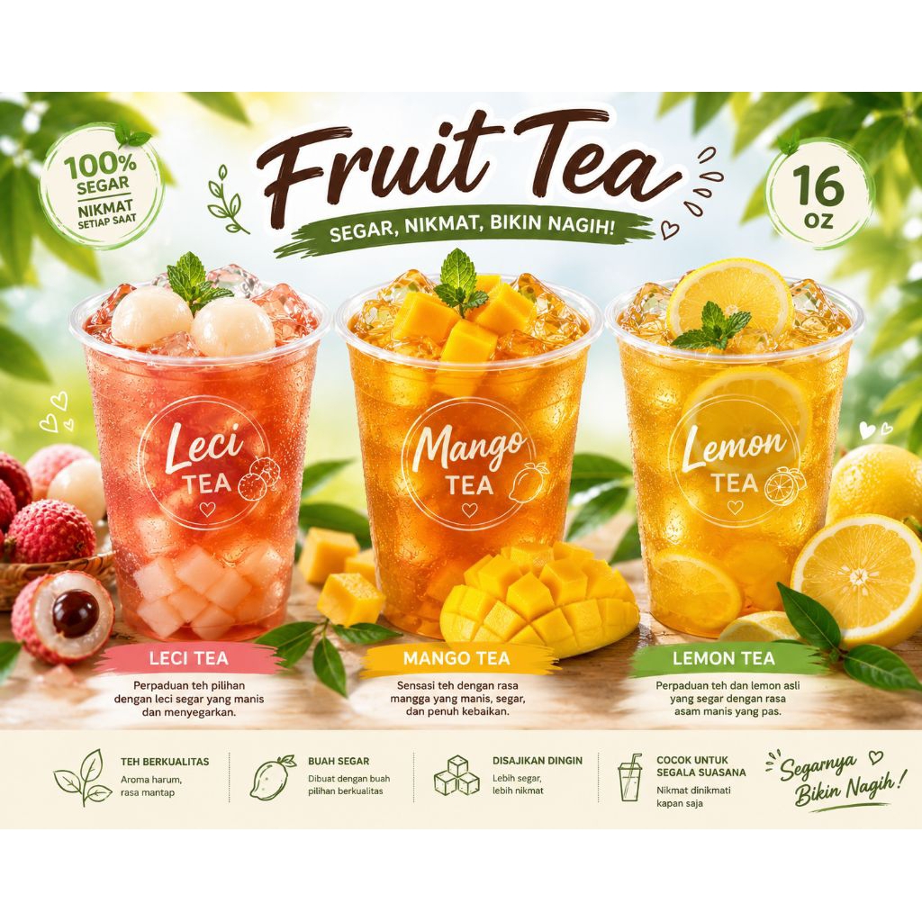 Es teh Buah menyegarkan