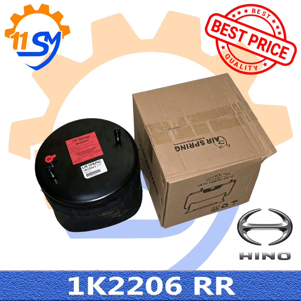 READY STOK VKNTECH AIR SPRING REAR HINO BUS RM280 EURO 4 AIR SUSPENSI BELAKANG