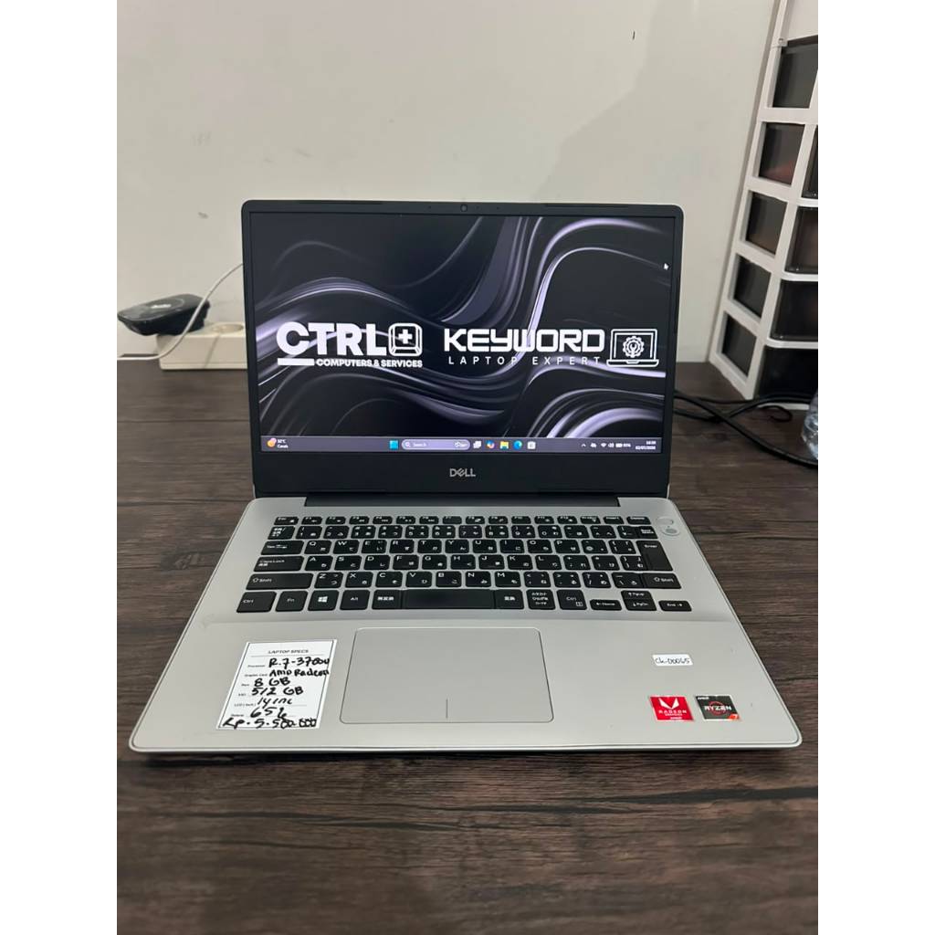 Dell Inspiron 5485 Slim (Ryzen 7 3700U / RAM 8GB / SSD 512GB)