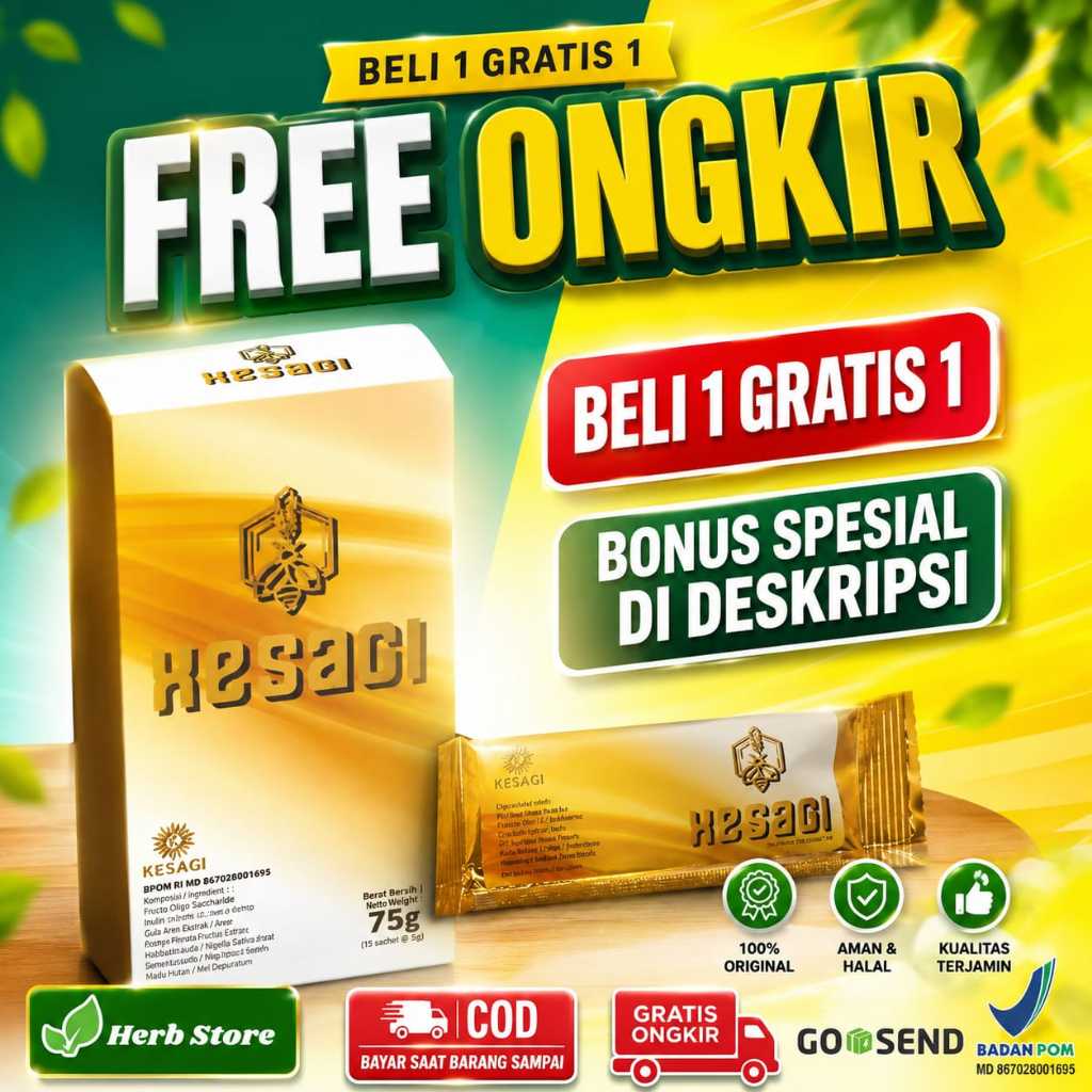 1 BOX KESAGI/KOSAGI MINUMAN HERBAL SERBUK MADU KESEJAHTERAAN PRIA