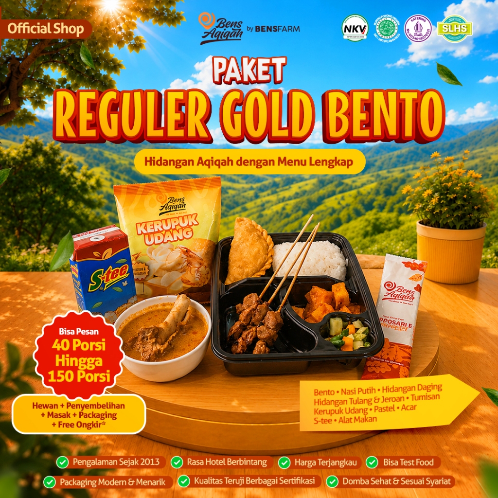 Bens Farm - Paket Aqiqah Reguler Gold