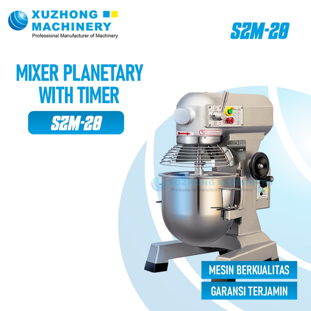 Mixer Planetary, Dough Mixer, Planetary MIxer, Mesin Pengaduk Adonan Roti, Mixer Roti SZM-20G