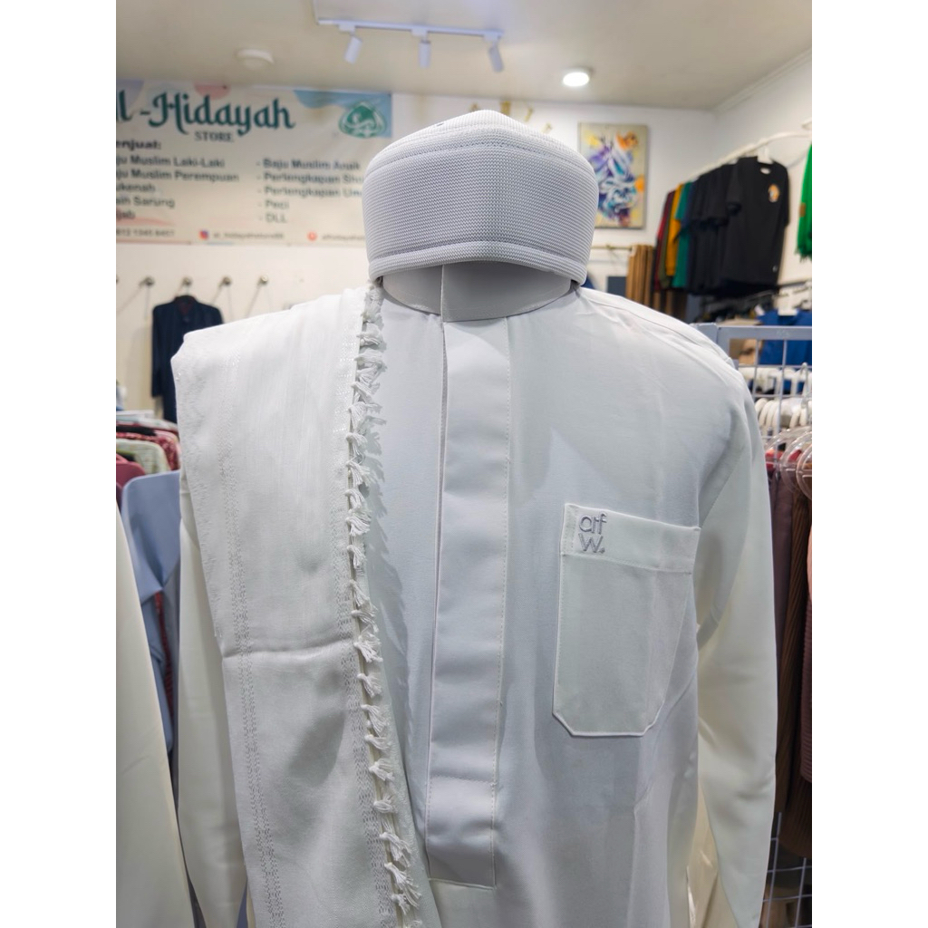 Urbain Thobe Afework, Jubah SlimFit Dewasa Premium Stylish