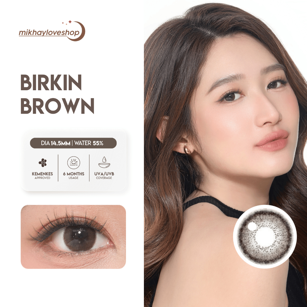[1pc] MIKHAYLOVE Softlens Birkin Brown | Kittykawaii