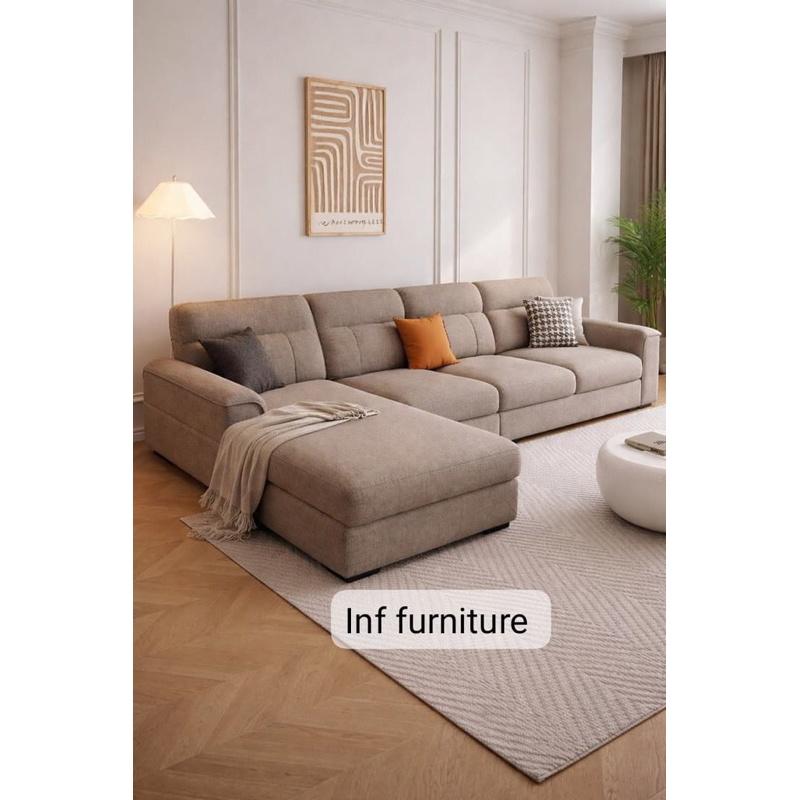 sofa L shape sofa keluarga
