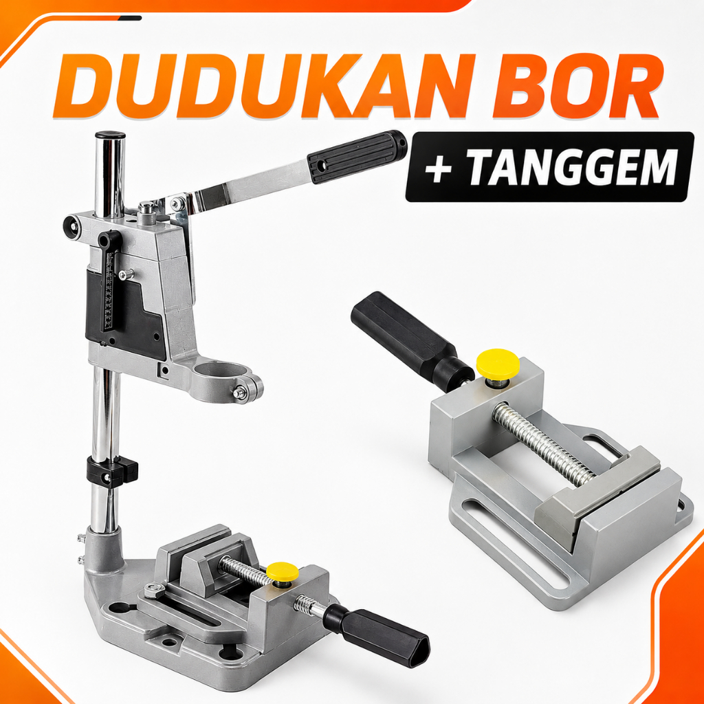 Stand Drill Dudukan Mesin Bor Tangan  Menjadi Bor Duduk Drill Stand Alumunium Drill Stand BorListrik
