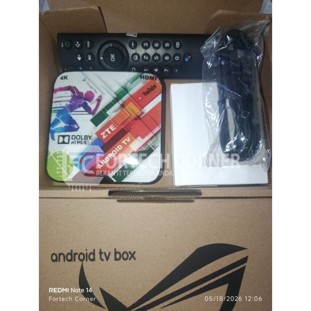 STB Android TV - HG680FJ + Ram 2GB - OS10 -  Remote Voice