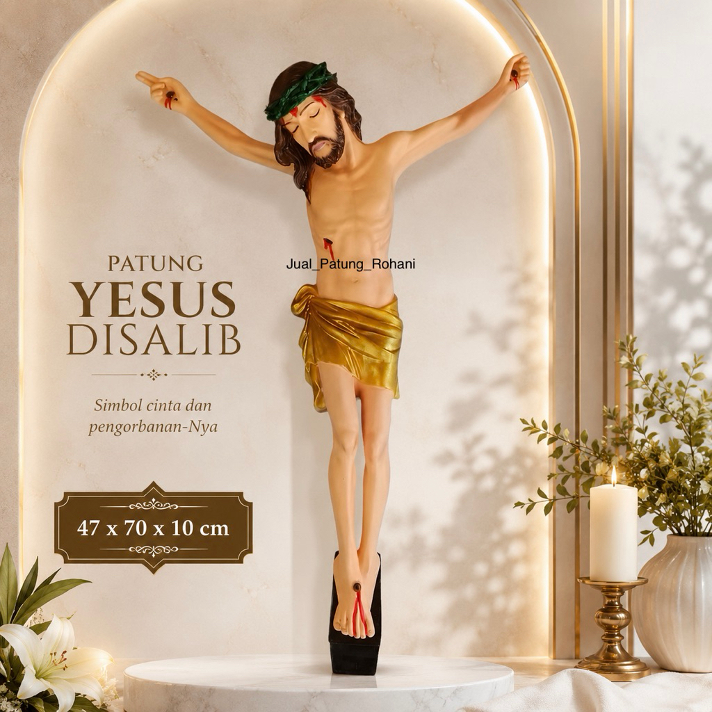Corpus Patung Yesus Untuk salib 150 cm