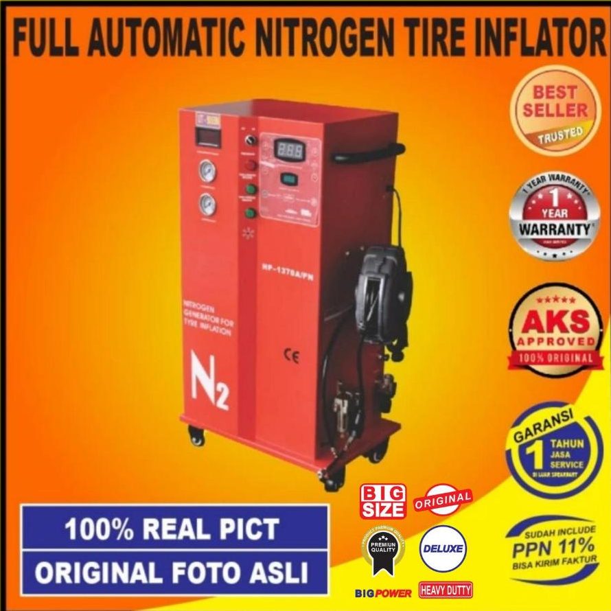 Machine Automatic Dygital Tyre Mesin /Pompa Ban Nitrogen Inflator Gas Nitrogen Generator Mobil dan M