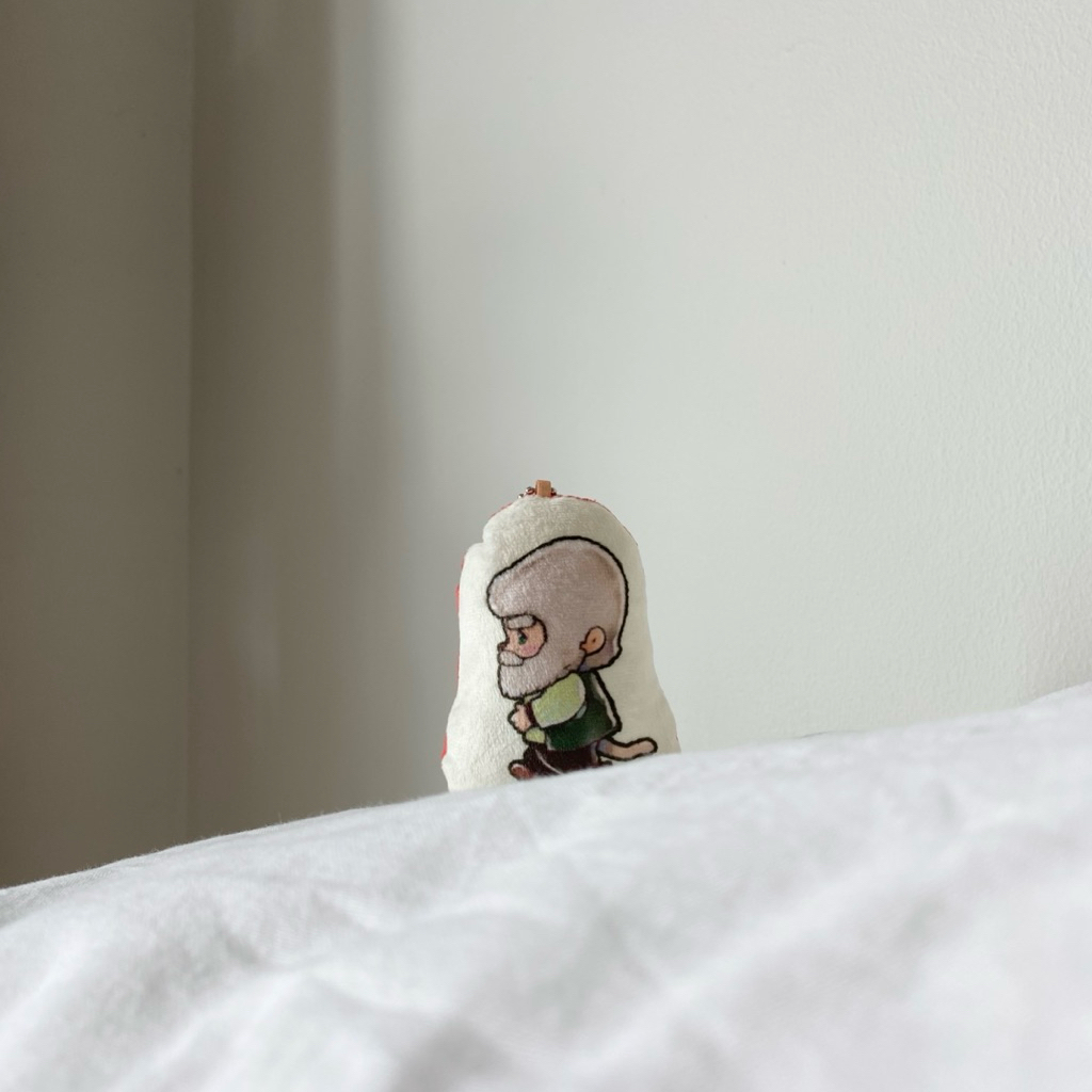ganci boneka kakek heidi sekiguchi 1974 RARE