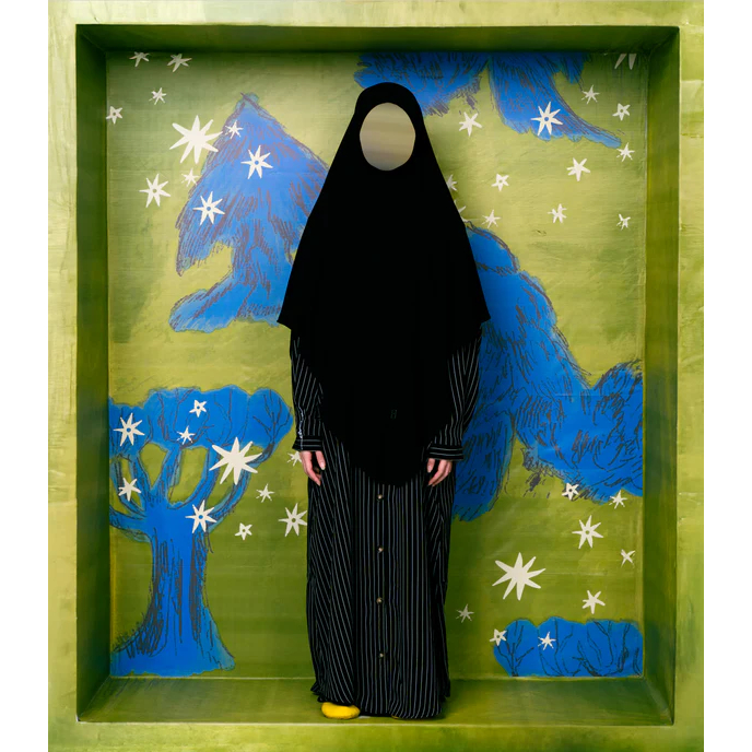 [NWT] Elmadina Abaya: Elmadina FK AM FK After Midnight Huda FK Stitch Version Classic Bergo Clasberg