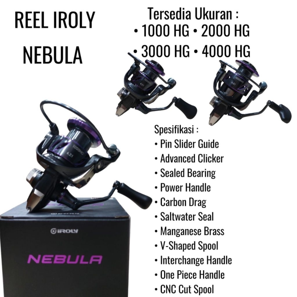 REEL IROLY NEBULA 3000HG