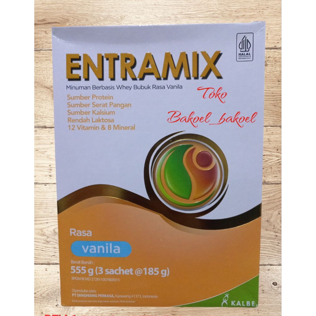 SUSU Entramix 555 gr exp 08/2027 ( isi 3 sachet @185 gr)