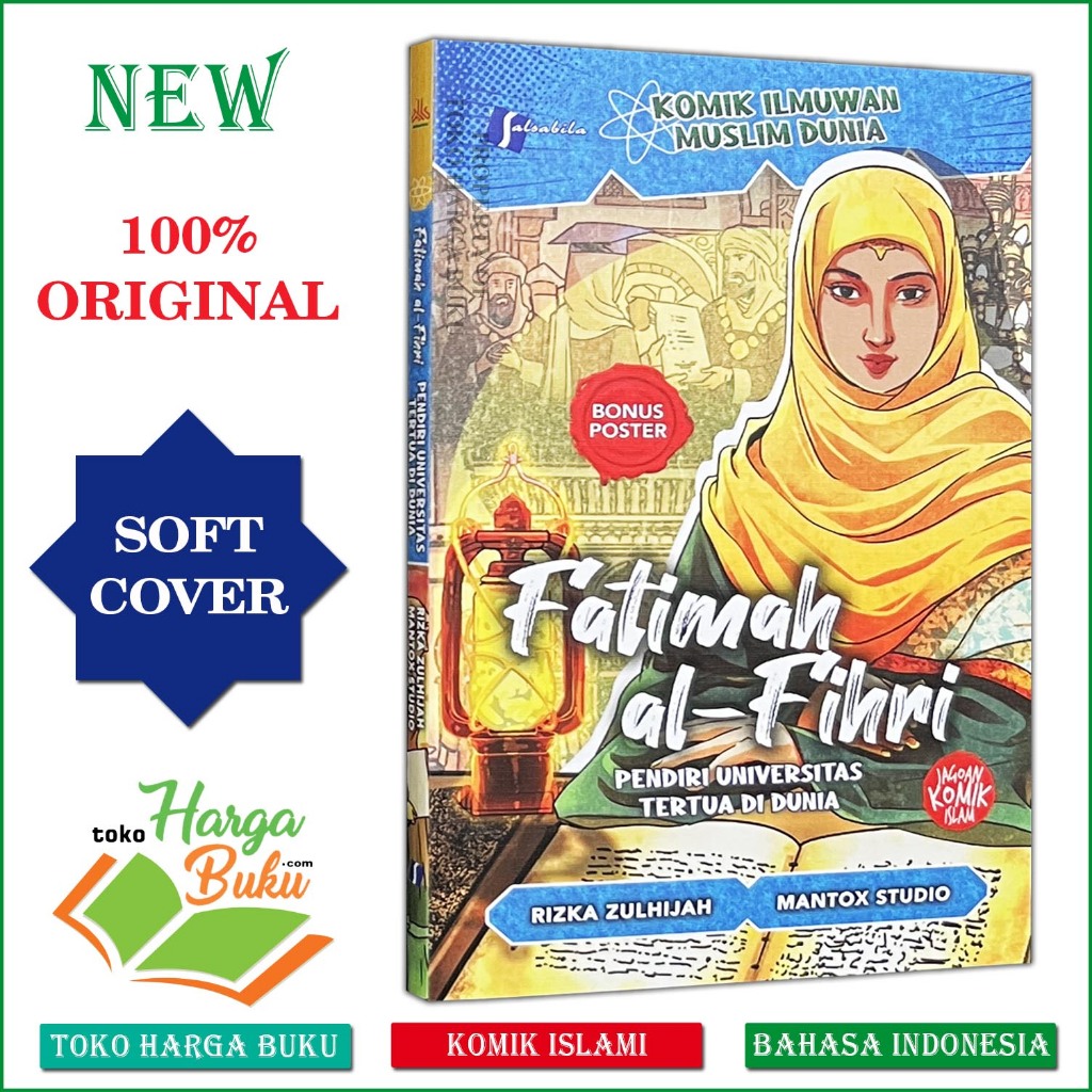 Foto Komik Fatimah al-Fihri Pendiri Universitas Tertua di Dunia FULL COLOR Buku Anak Islami Ilmuwan Muslim Salsabila Pustaka Al-Kautsar